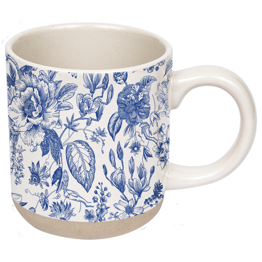 Blue Delft Stoneware Coffee Mug