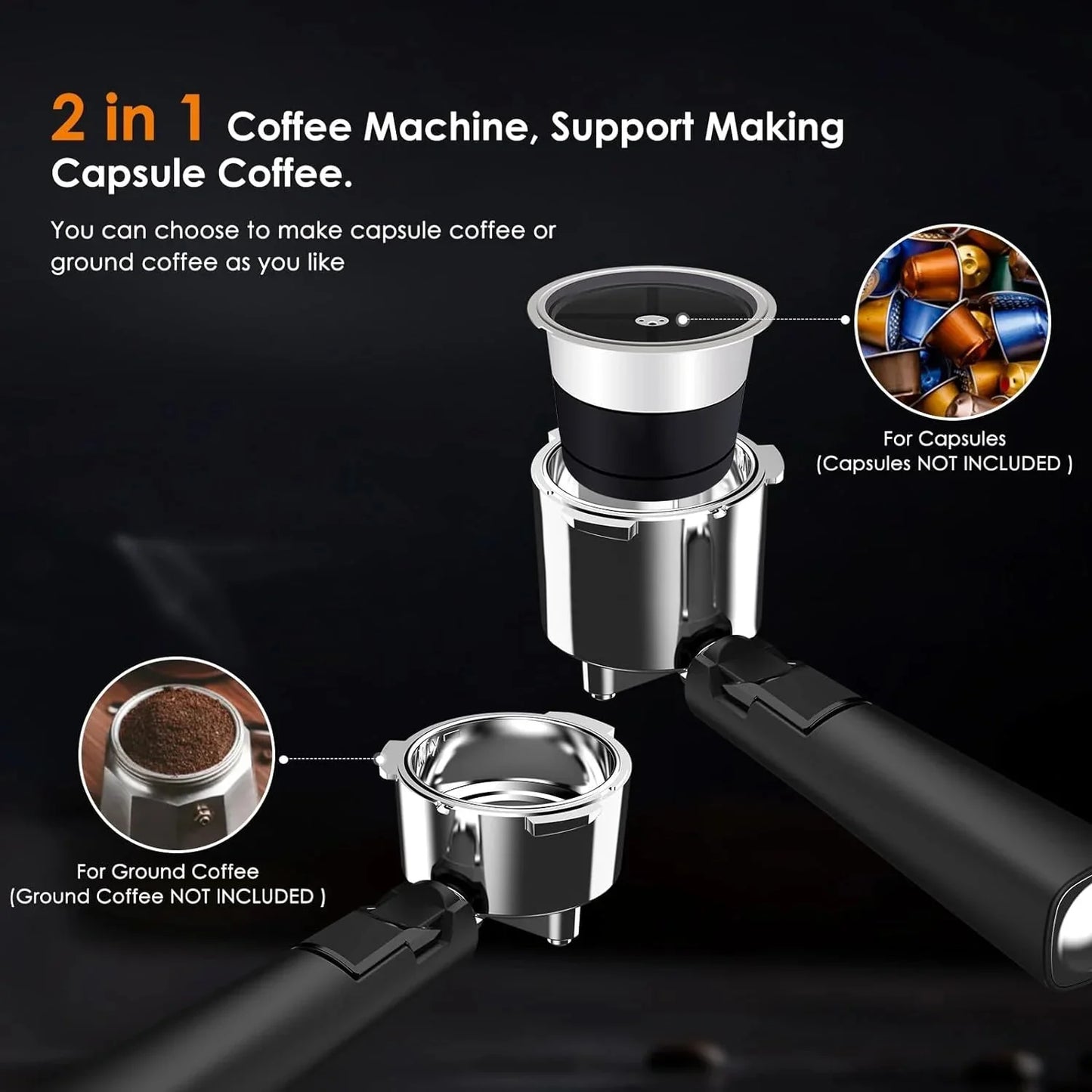 20 Bar Espresso Machines with Grinde CM8031  (Online Exclusive)