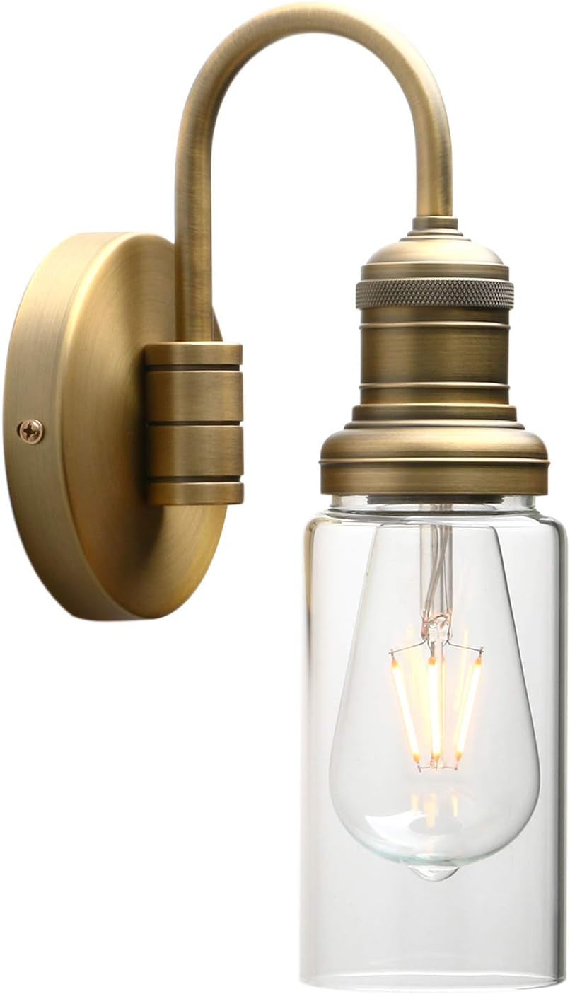 Vintage Gooseneck Wall Mount Single Sconce  (Online Exclusive)