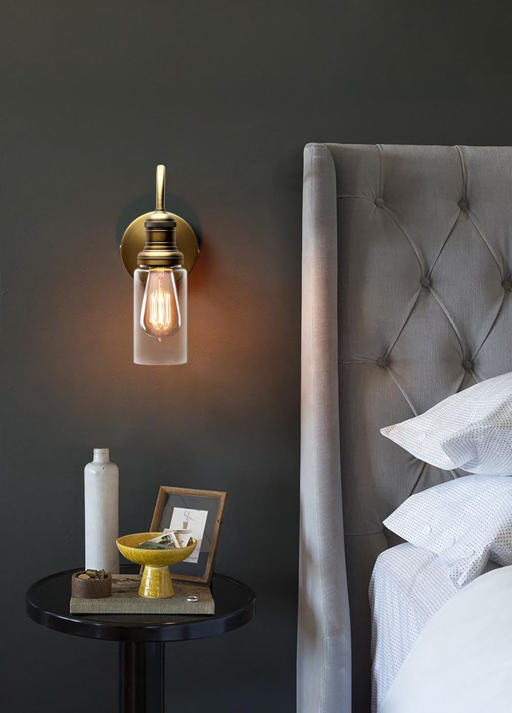Vintage Gooseneck Wall Mount Single Sconce  (Online Exclusive)