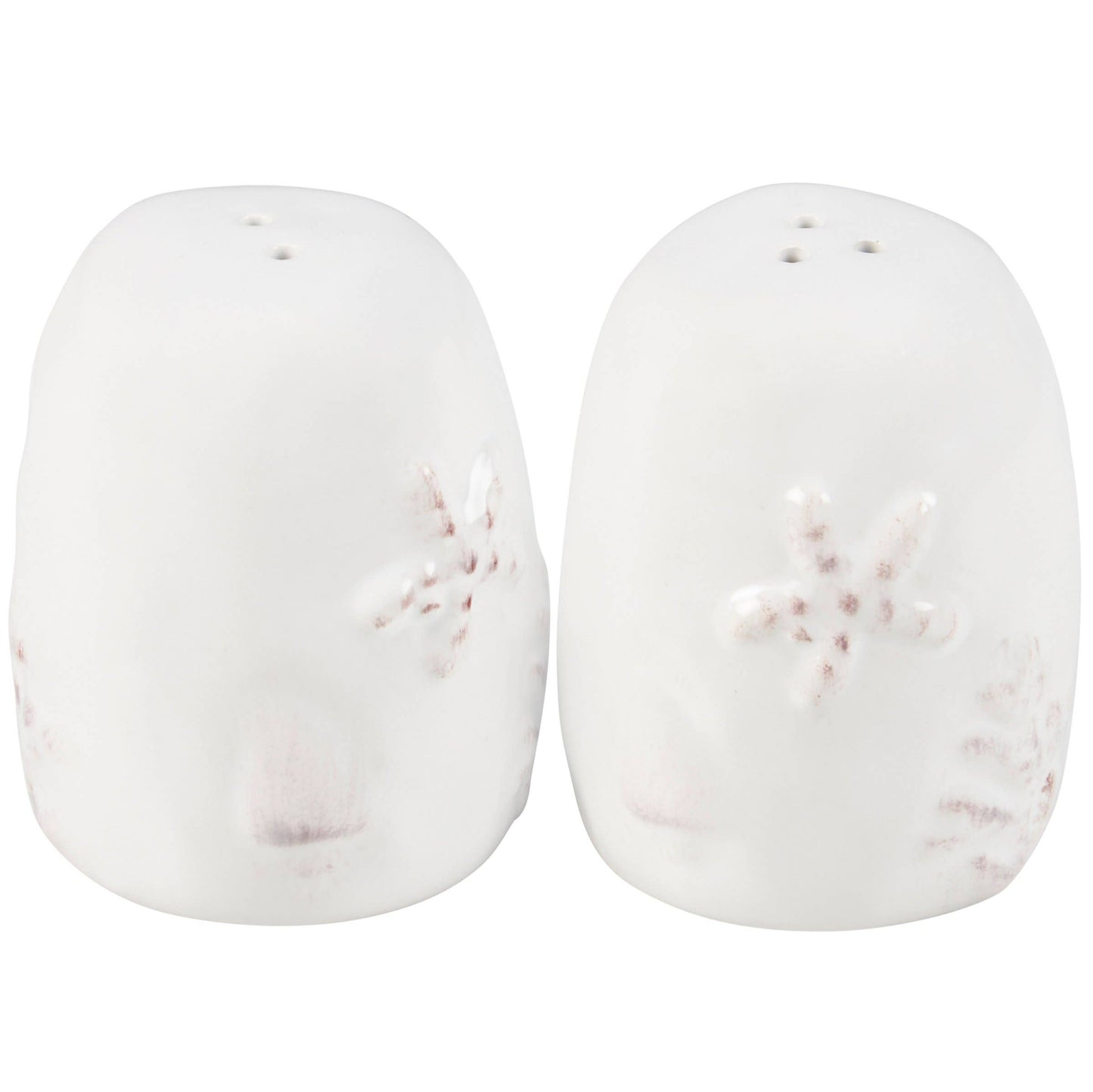 Embossed Beach Salt And Pepper Shakers