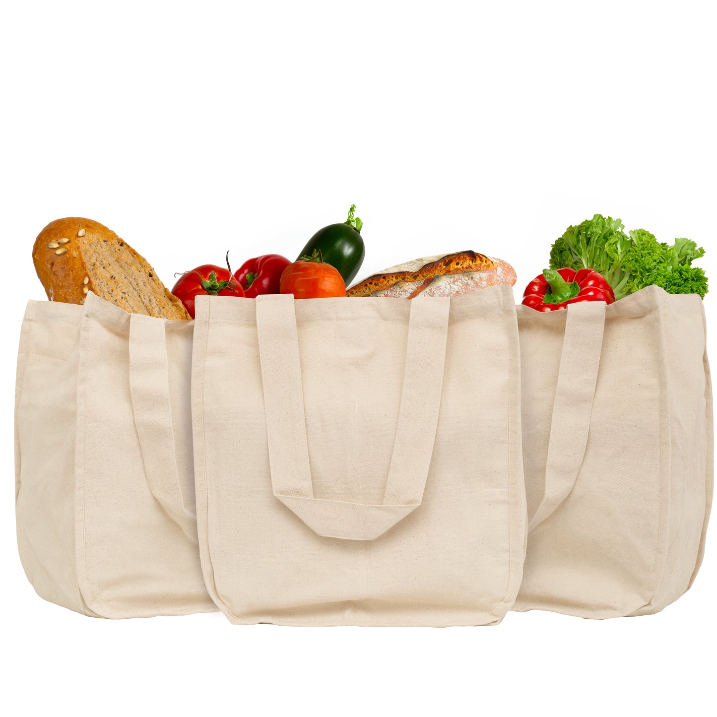 Canvas Grocery Tote Bags (Online Exclusive)