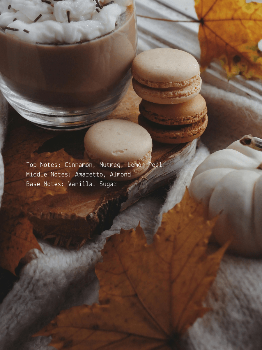 Almond Amaretto + Vanilla Macaroon Fall Wellness Candle  (online exclusive)
