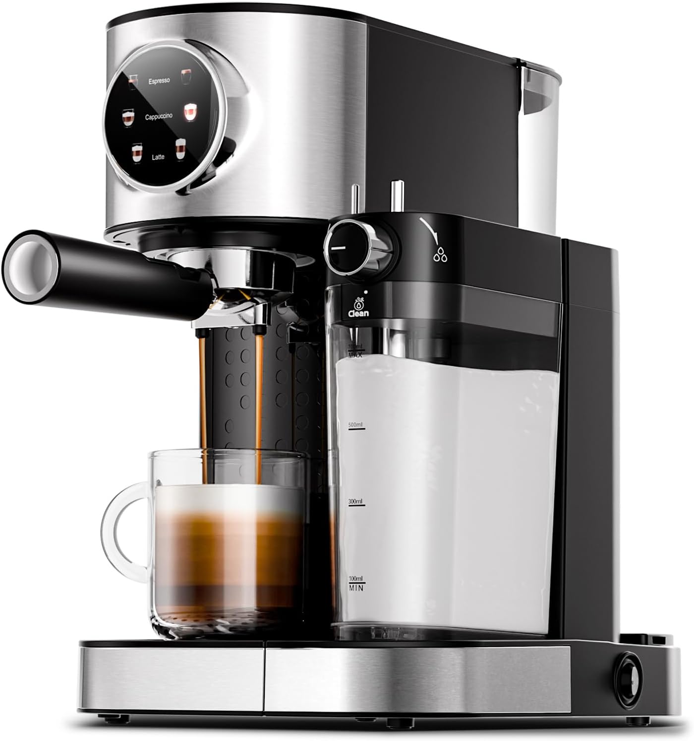 3 in 1 Professional Espresso Maker with Dual Heating System & Capsule Compatible CM8008  (Online Exclusive)