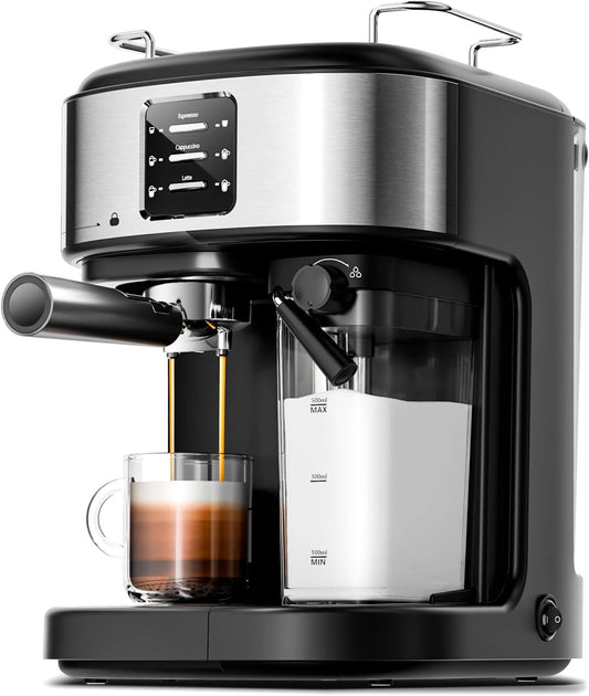 3 in 1 Professional Espresso Maker  (Online Exclusive) with Dual Heating System & Capsule Compatible CM8011