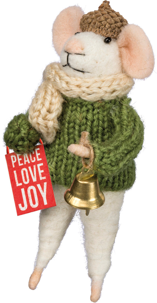 Peace Love Joy Mouse Critter