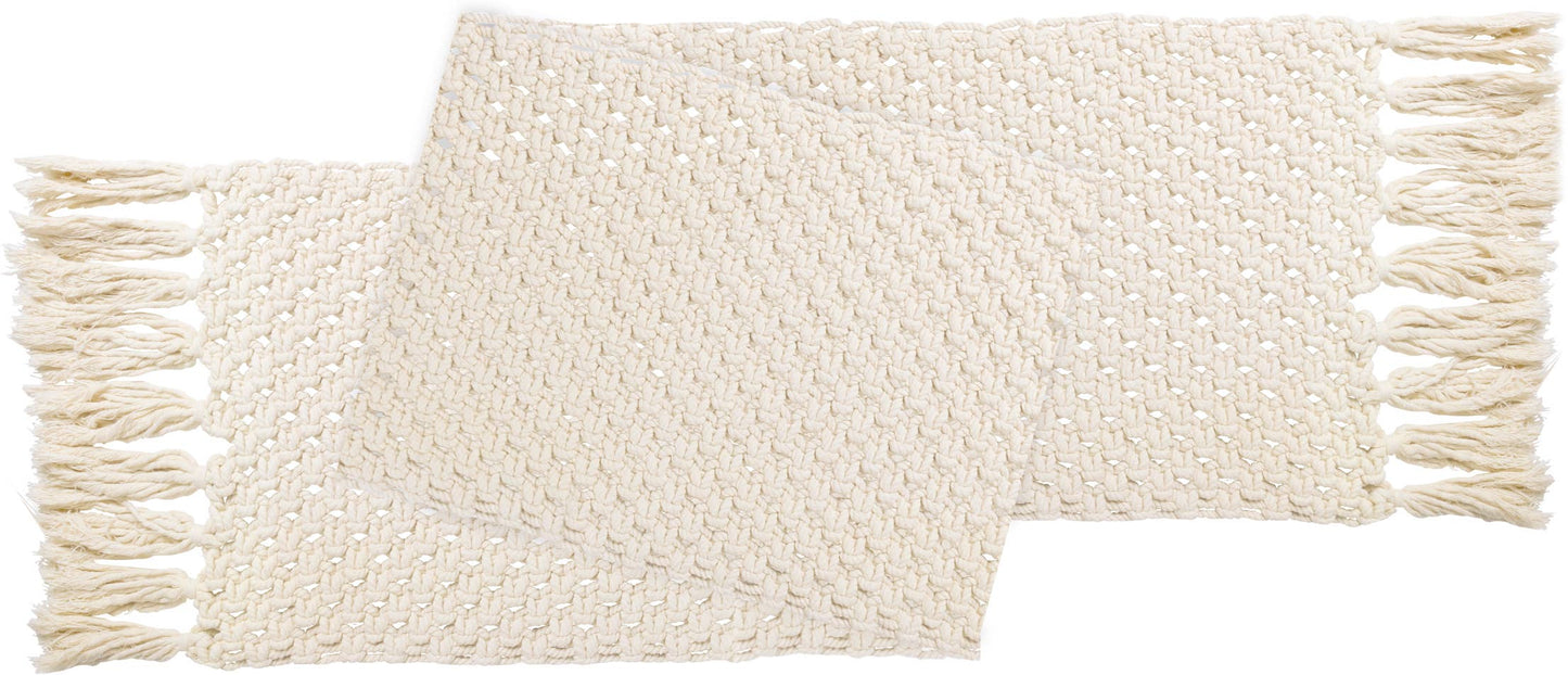 Macrame Table Runner