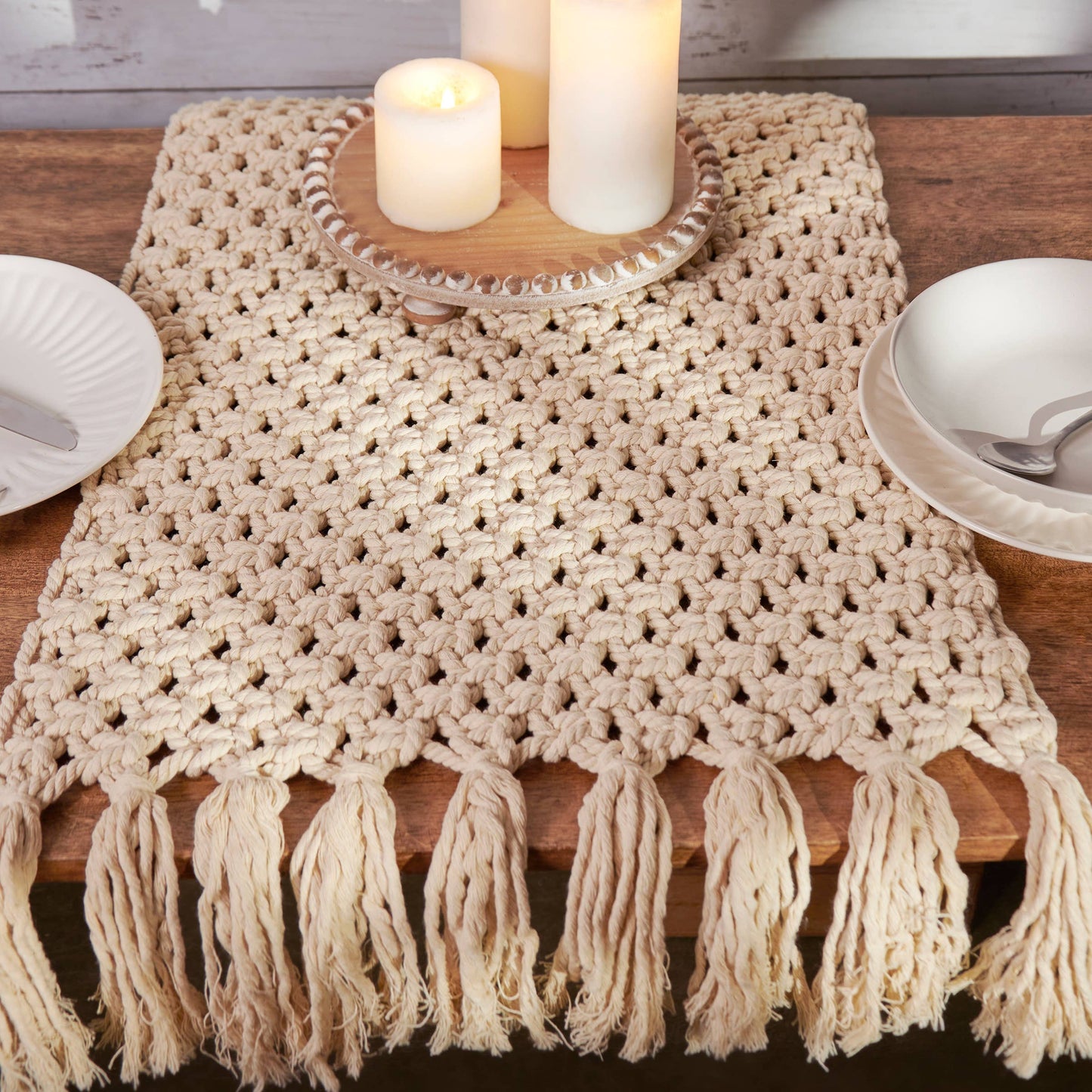Macrame Table Runner