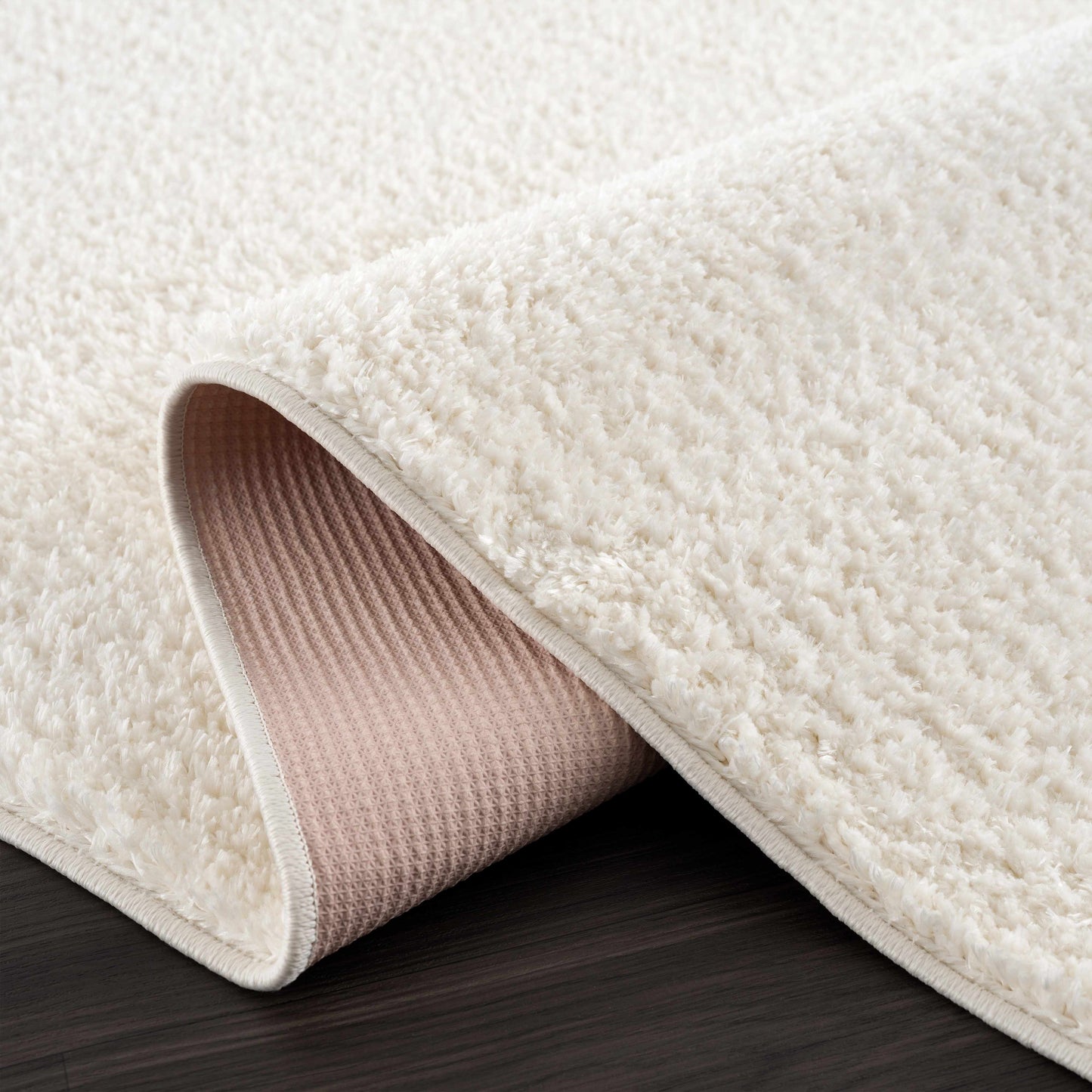 Judy White Washable Area Rug  (online exclusive