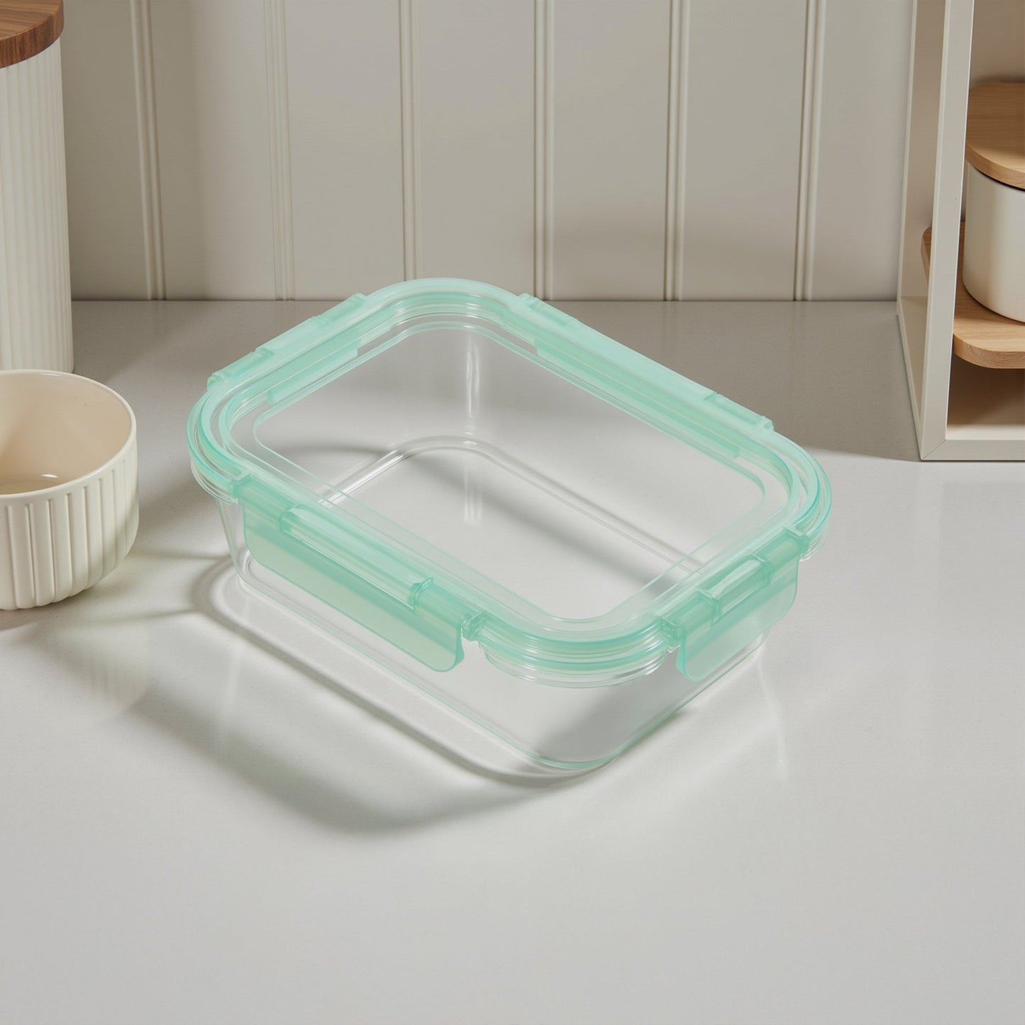 Glass Containers with Flexible Silicone Lids - Set of 3 (Online Exclusive)