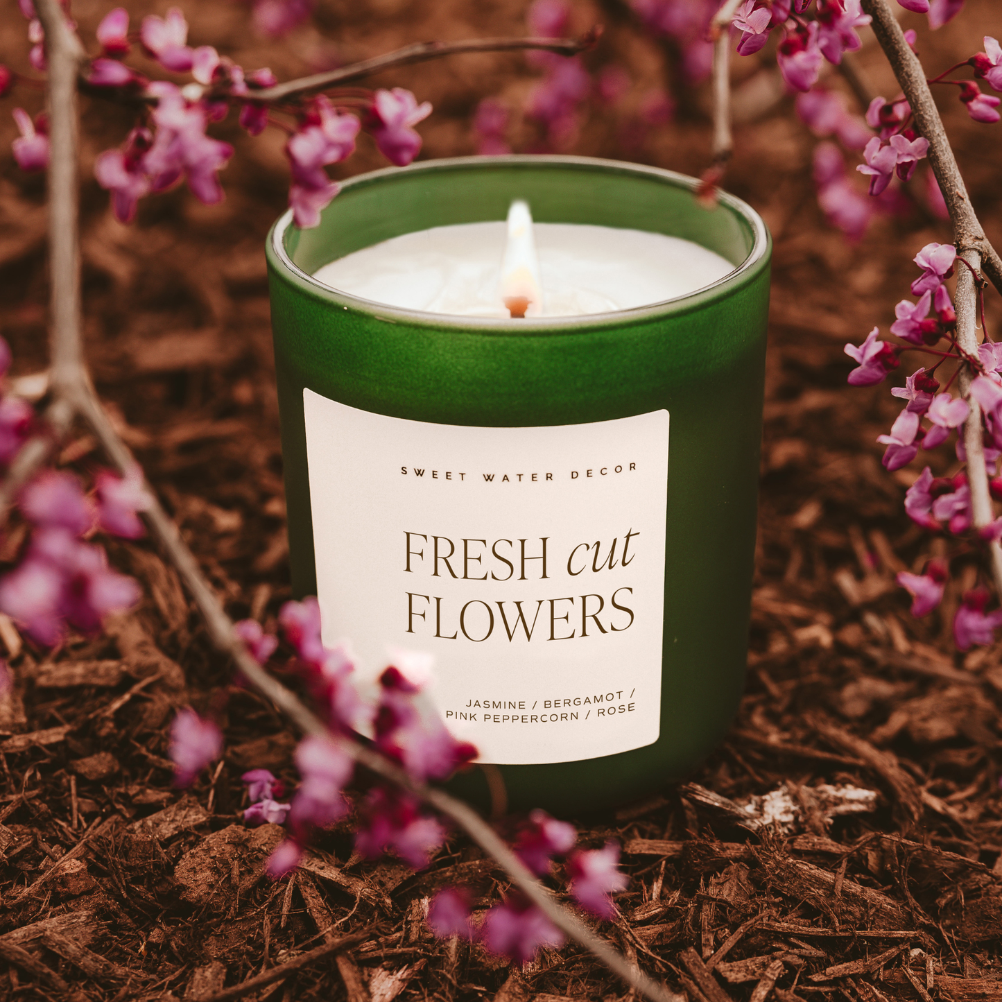 Fresh Cut Flowers Candle