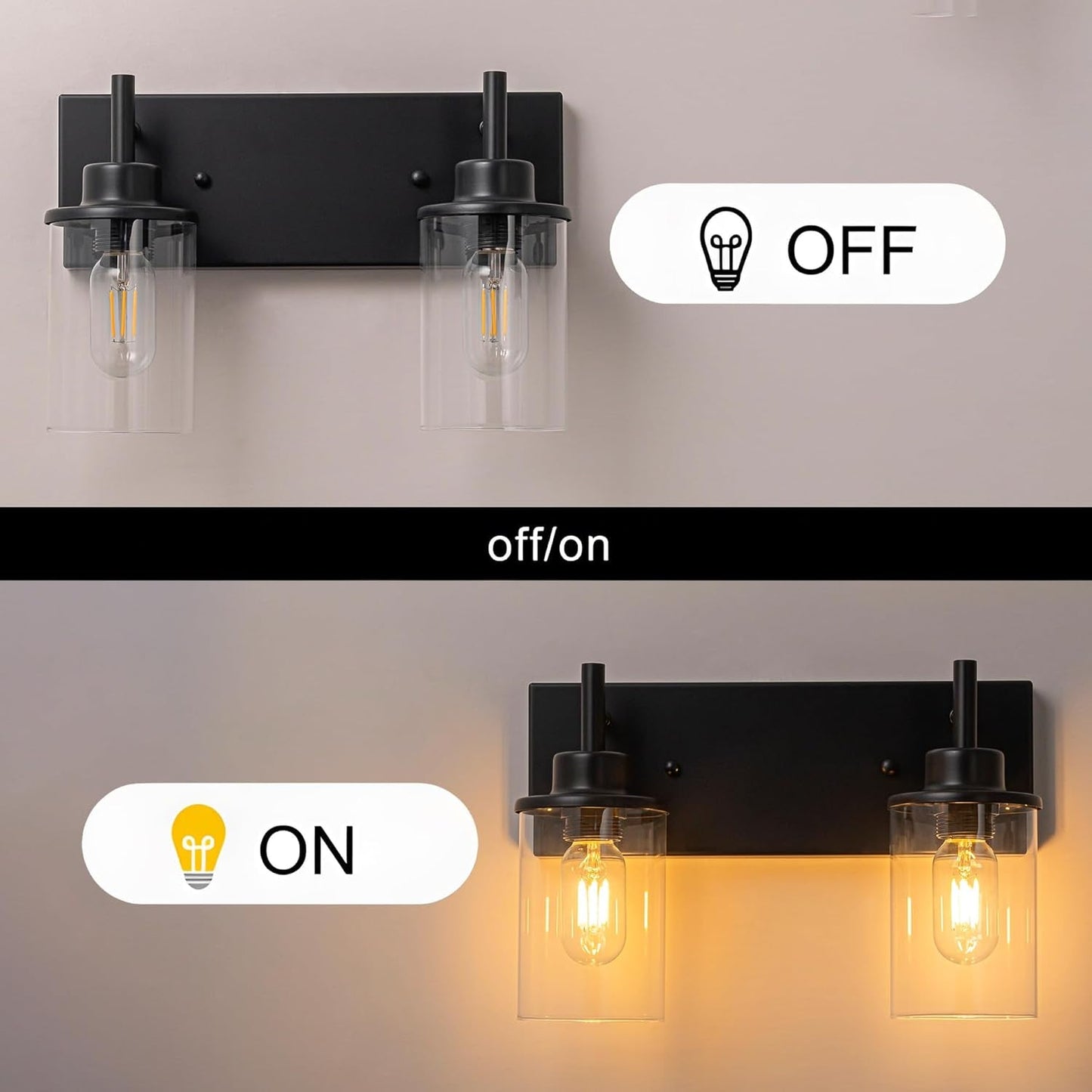 Clear Glass Shade Wall Sconce  (Online Exclusive)
