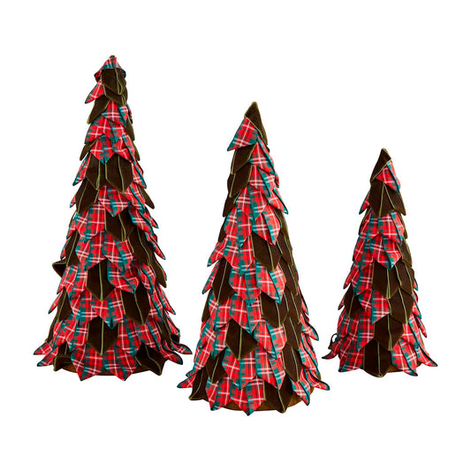 TARTAN RIBBON TREES