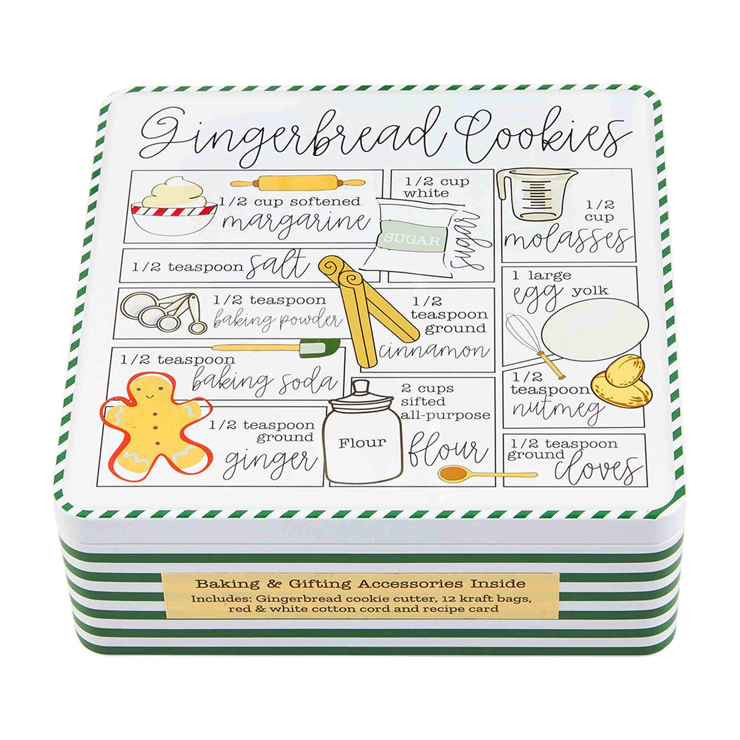 Gingerbread Tin Baking Set