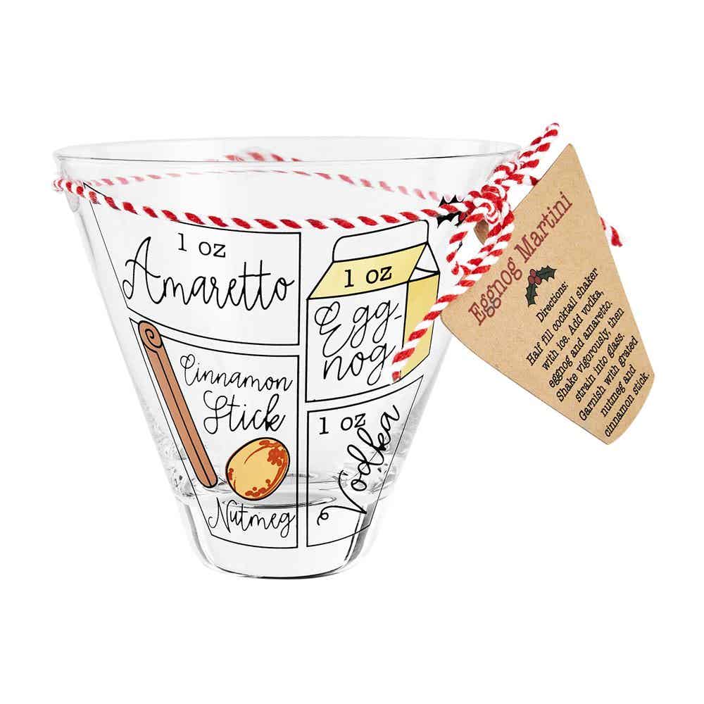 Eggnog Martini Recipe Glasses