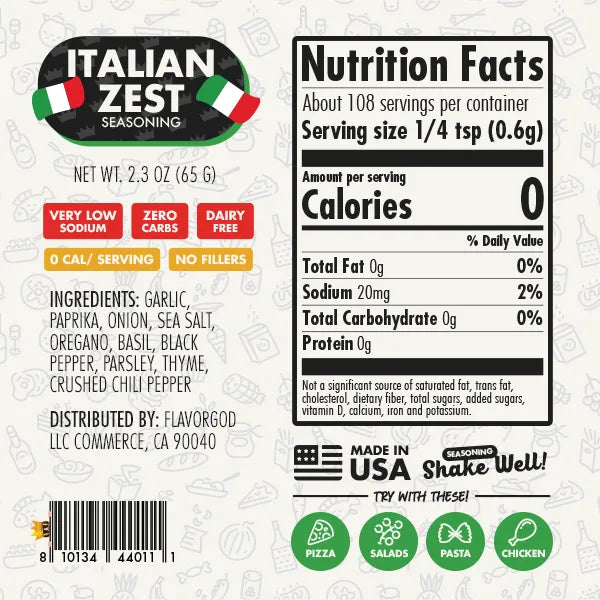Italian Zest Seasoning (Online Exclusive)