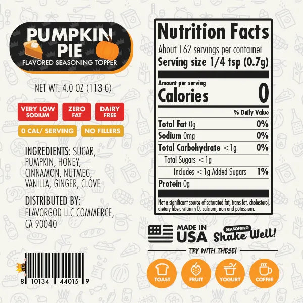Pumpkin Pie Topper (Online Exclusive)