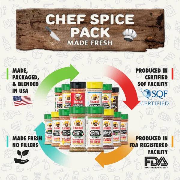 Chef Spice Pack + Storage Rack (Online Exclusive)