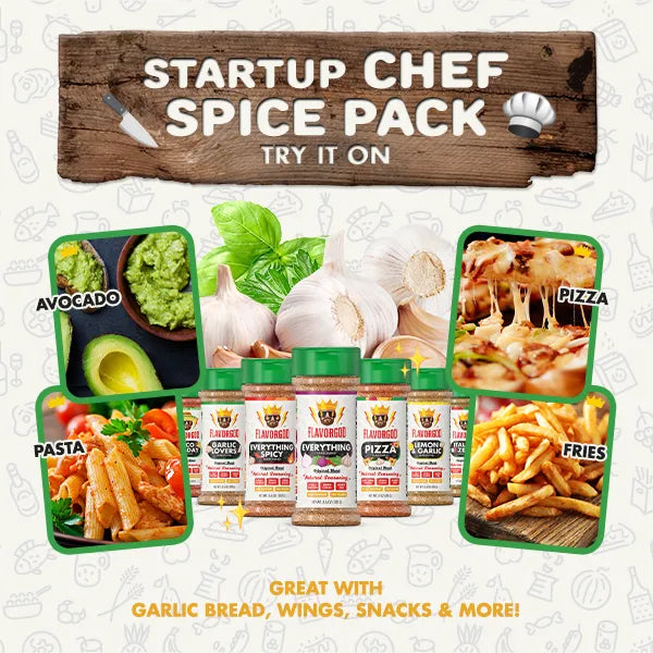 Startup Chef Spice Pack + Storage Rack (Online Exclusive)
