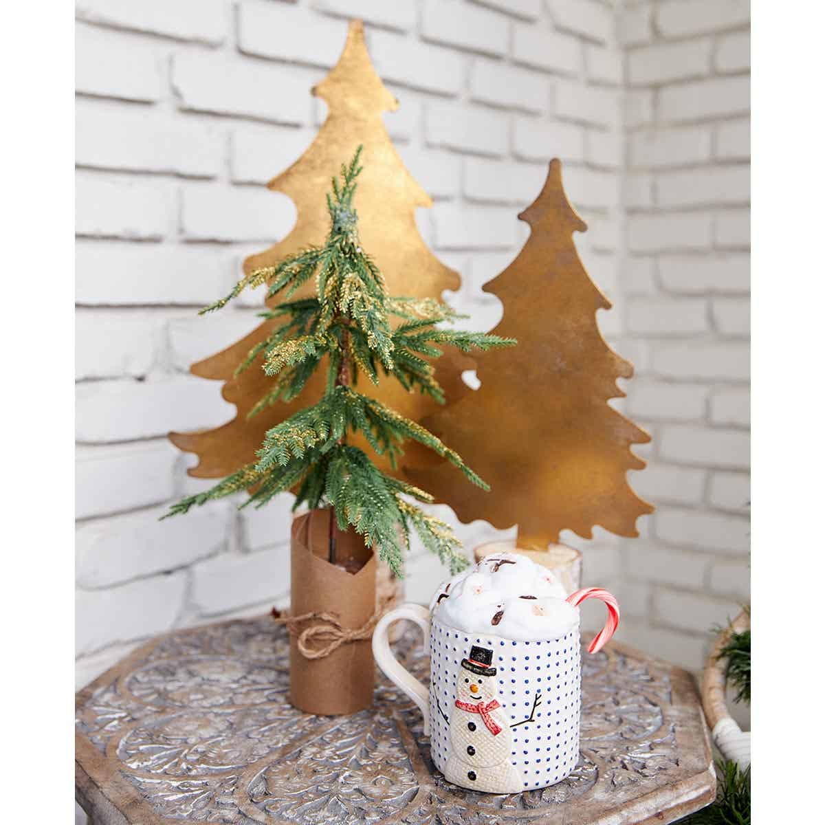 Gold Glitter Christmas Tree