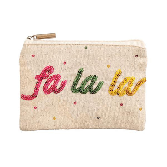 FA FA LA SEQUIN GIFT POUCH