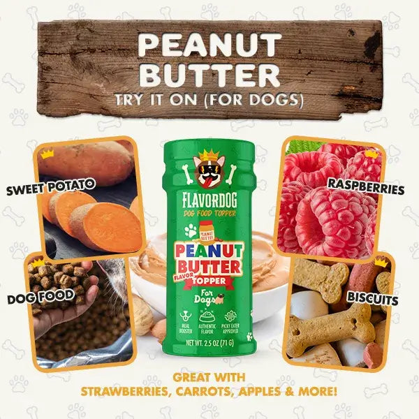 Peanut Butter Flavored - Dog Food Topper (Online Exclusive)