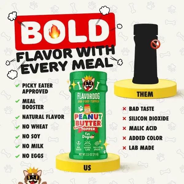 Peanut Butter Flavored - Dog Food Topper (Online Exclusive)