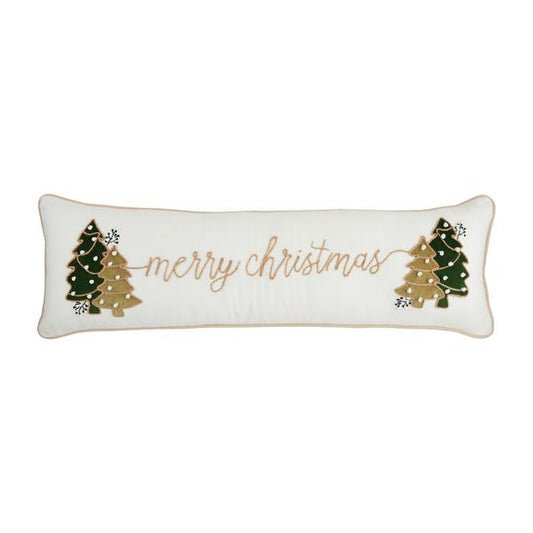 VELVET TREE MERRY CHRISTMAS PILLOW