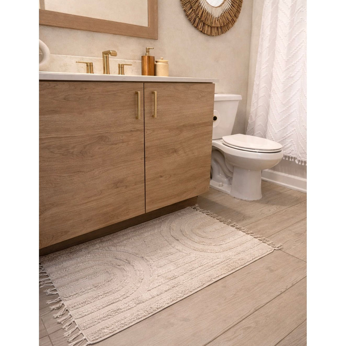 Hana Textured Bath Mat (Online Exclusive)