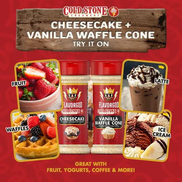 Cold Stone Combo - Cheesecake + Vanilla Waffle Cone (Online Exclusive)