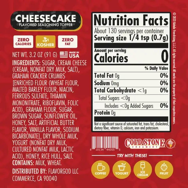 Cold Stone Cheesecake (Online Exclusive)