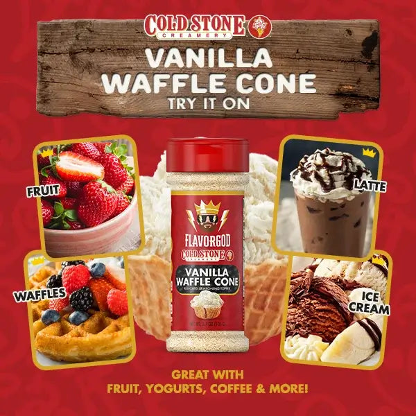 Cold Stone Vanilla Waffle Cone (Online Exclusive)