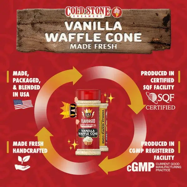 Cold Stone Vanilla Waffle Cone (Online Exclusive)