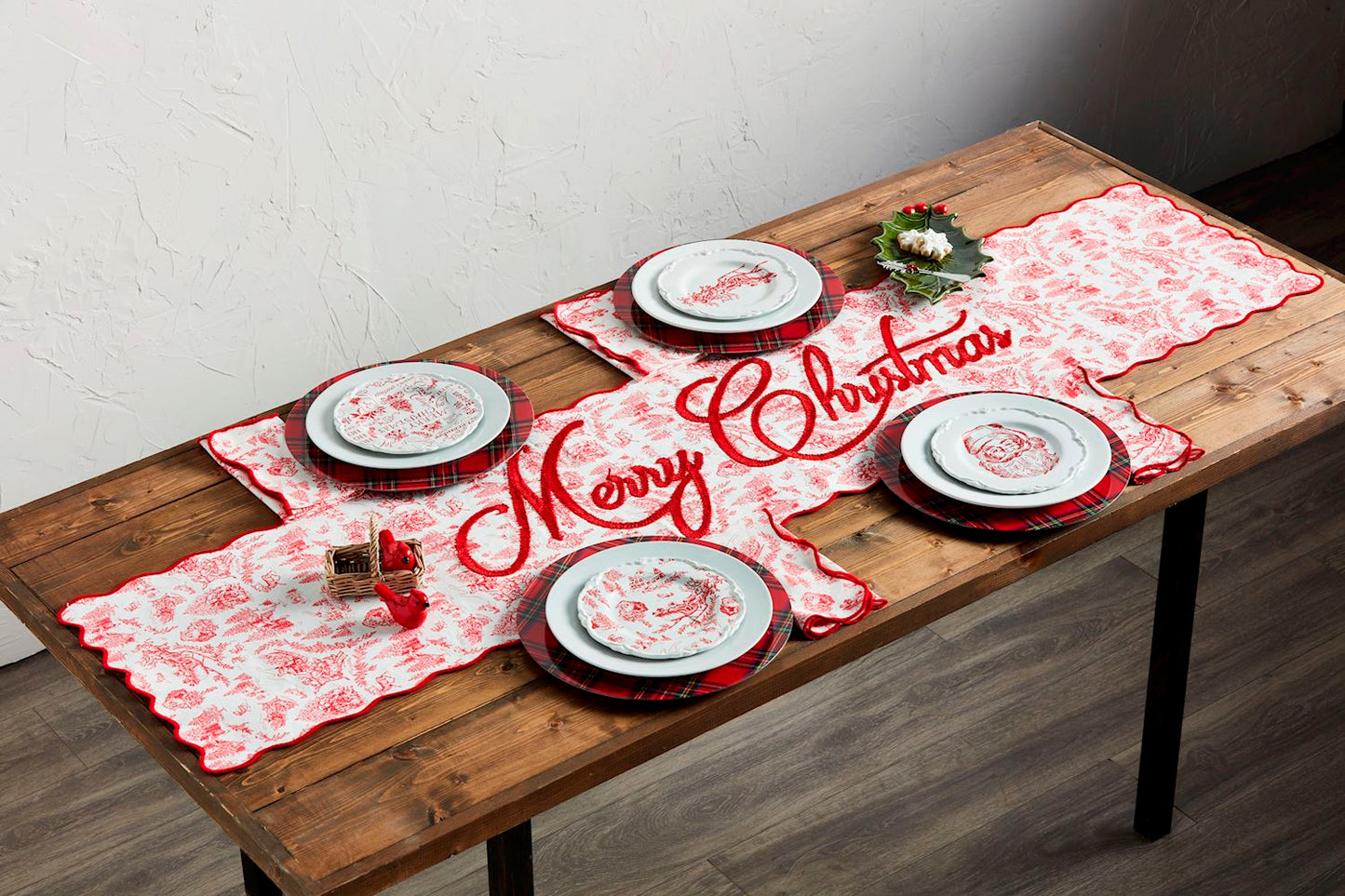 SLEIGH TOILE DESSERT PLATE