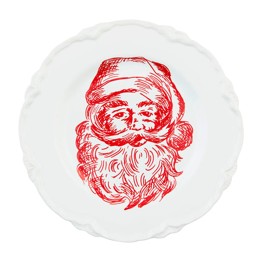 SANTA TOILE DESSERT PLATE