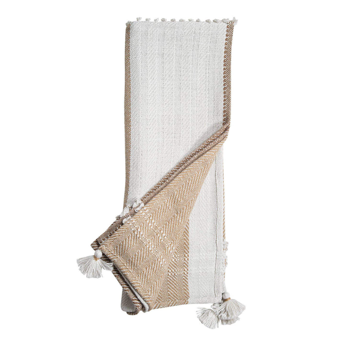 Hand Woven Laney Throw Brown