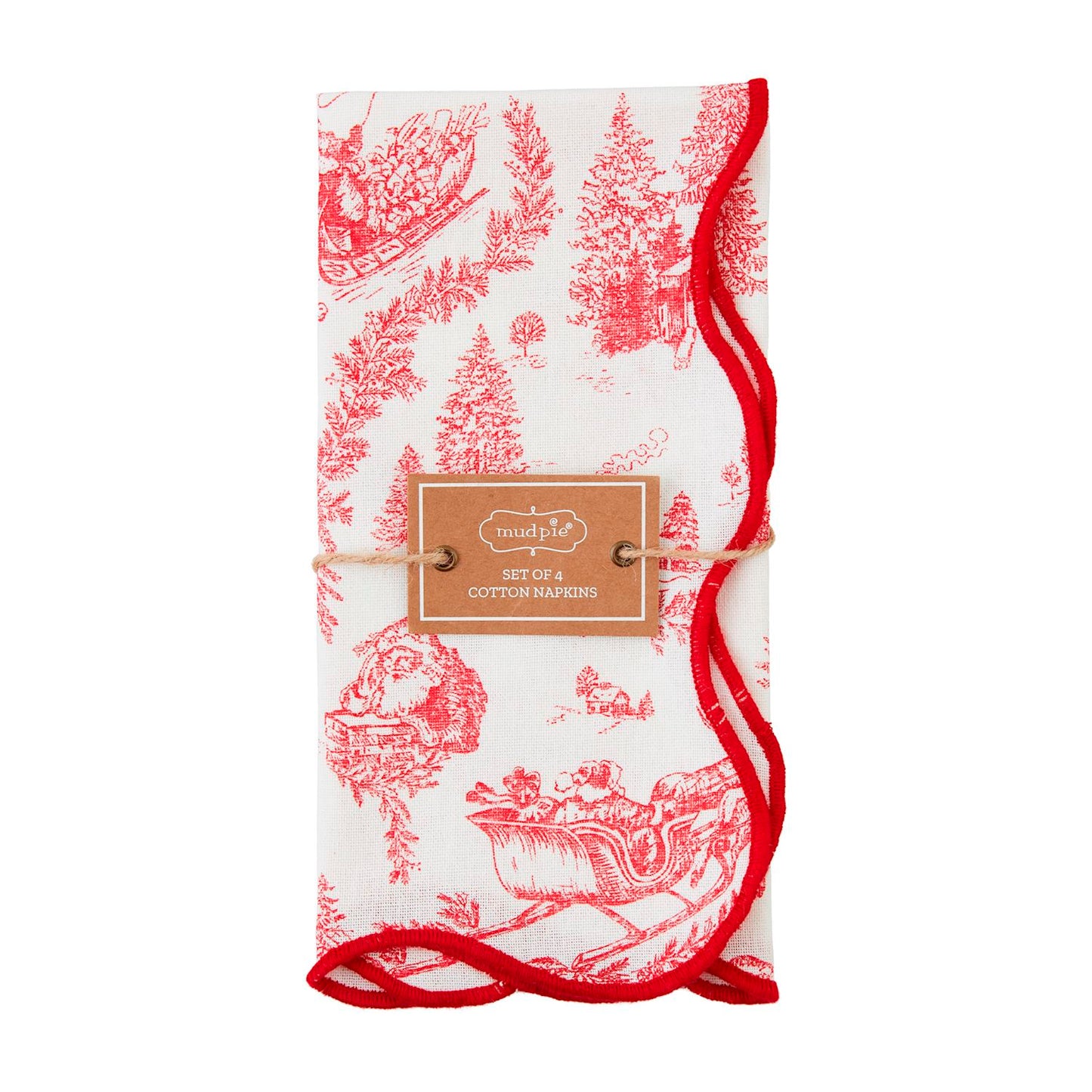 TOILE DINNER NAPKIN SET