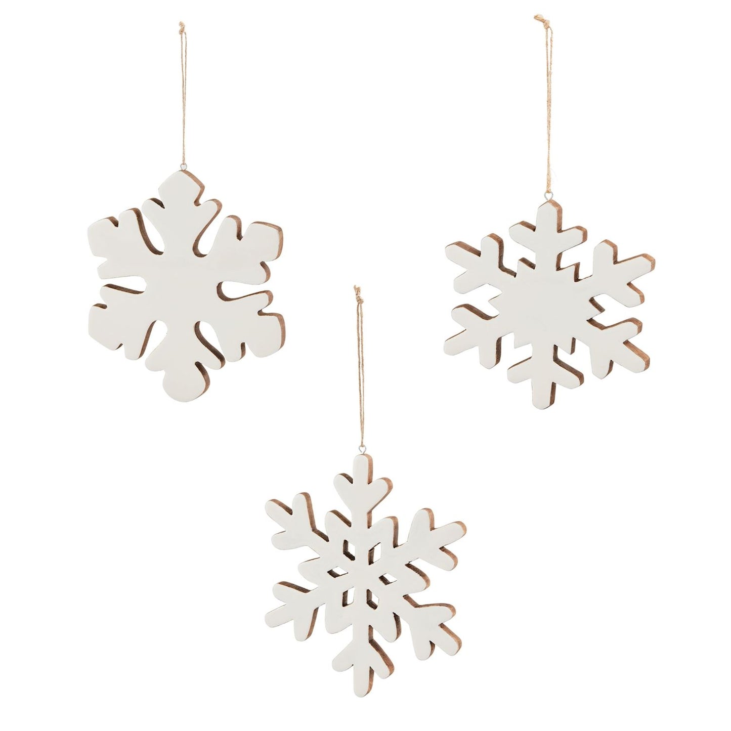 ENAMEL SNOWFLAKE ORNAMENT