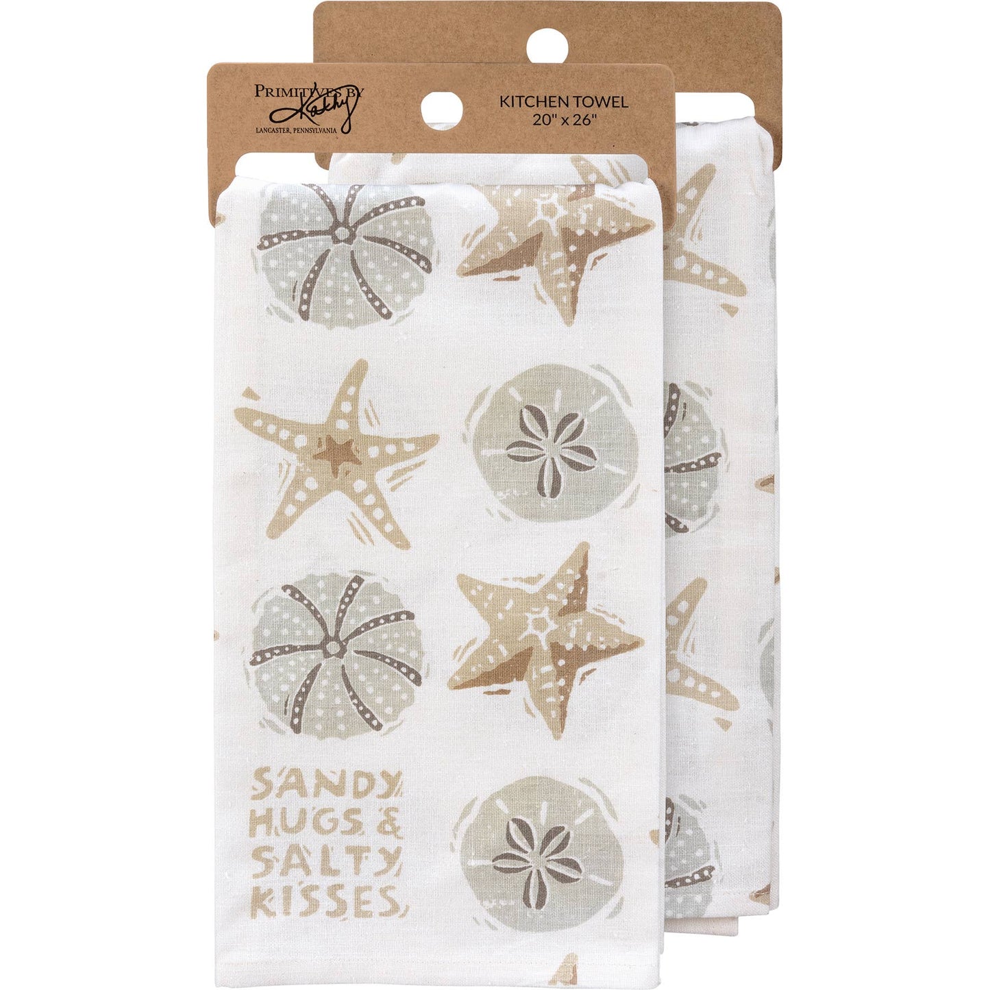 Sandy Hugs Salty Kisses Kitchen Towel