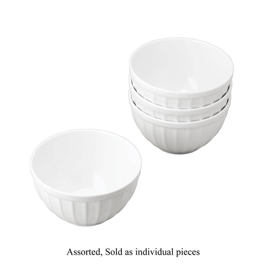 Ribbed Melamine Ice Cream Bowl