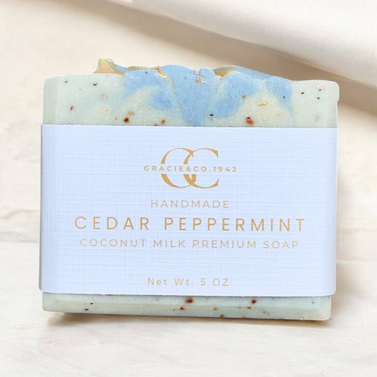 Cedar Peppermint Coconut Milk Soap