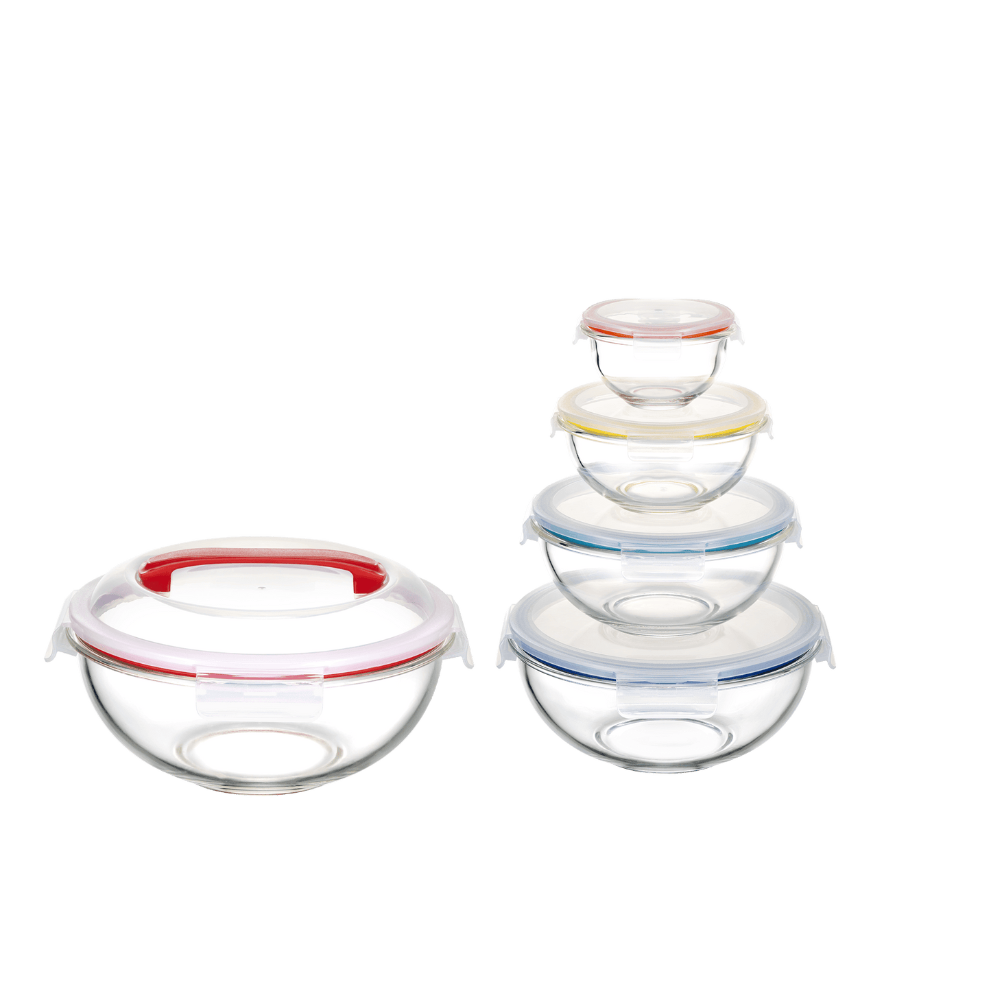 Borosilicate Glass Mixing Bowl Set (5 Bowls) (Online Exclusive)