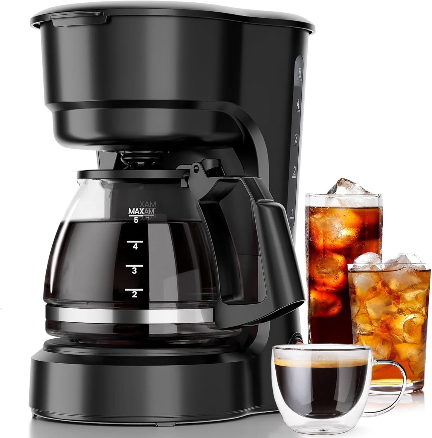 5-Cup Drip Coffee Maker -  (Online Exclusive) Programmable, Auto Brew, Auto Pause, Keep Warm Function CM3710H