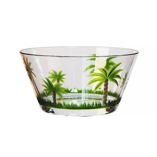 Acrylic Palm Tree Bowl