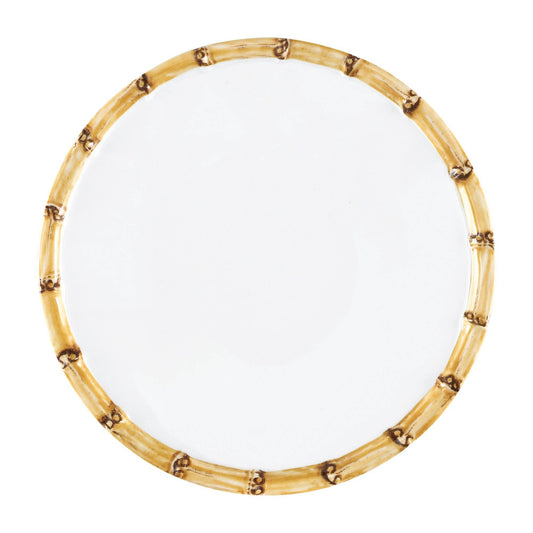 Bamboo Melamine Dessert Plate