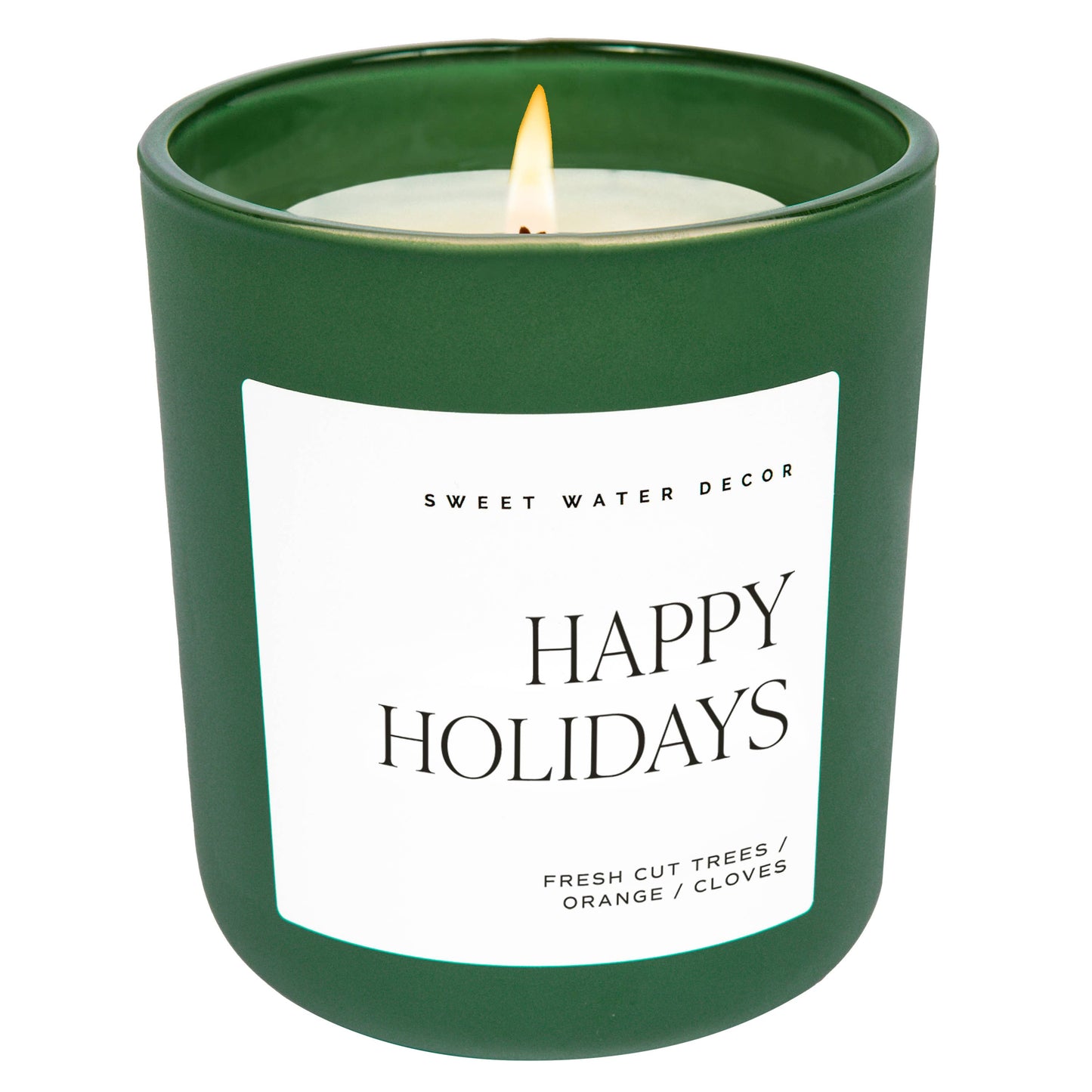 Happy Holidays Candle