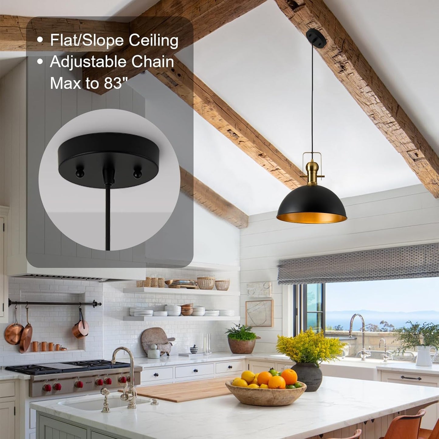 12 Inch Farmhouse Dome Pendant Lights  (Online Exclusive)