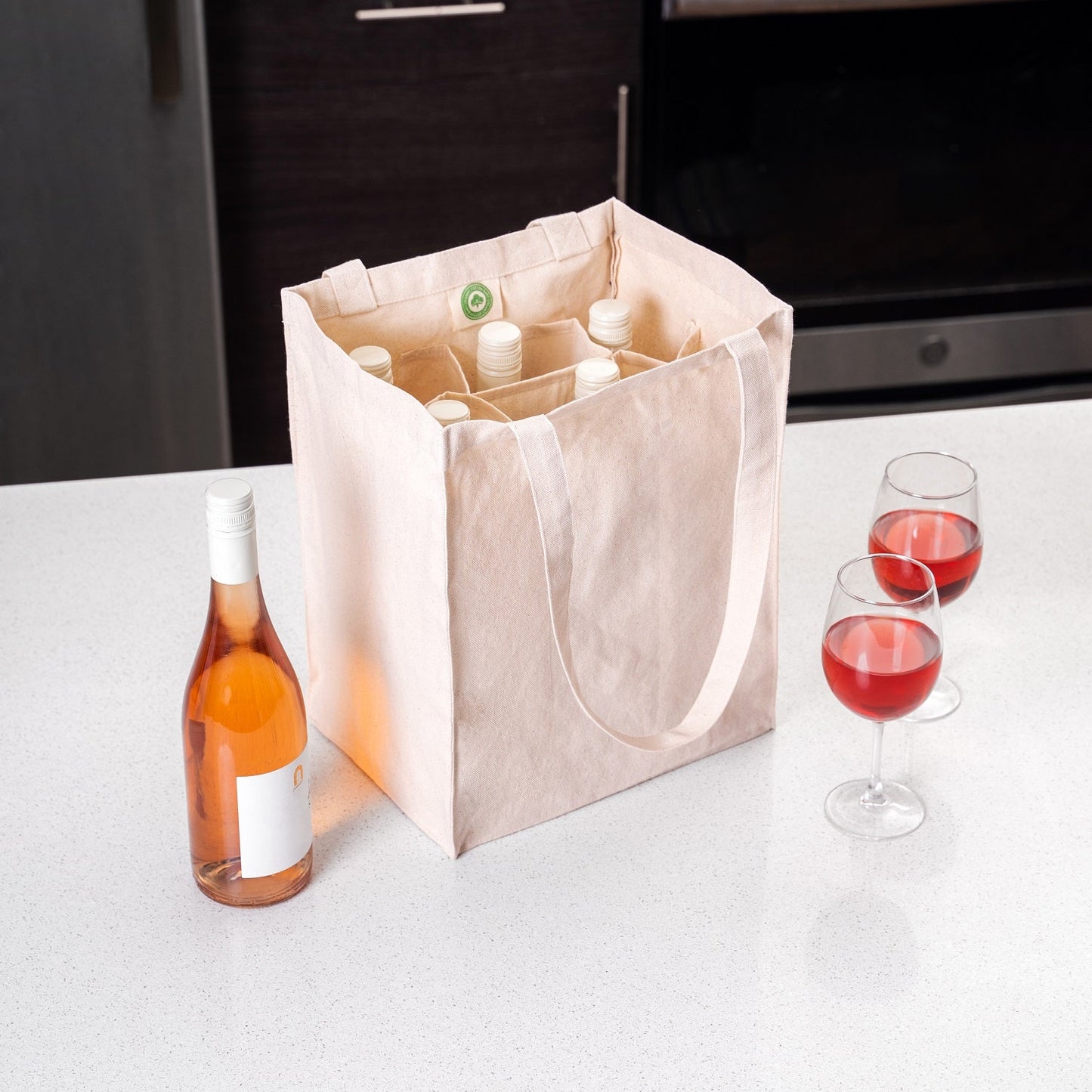 Canvas Wine Tote (Online Exclusive)