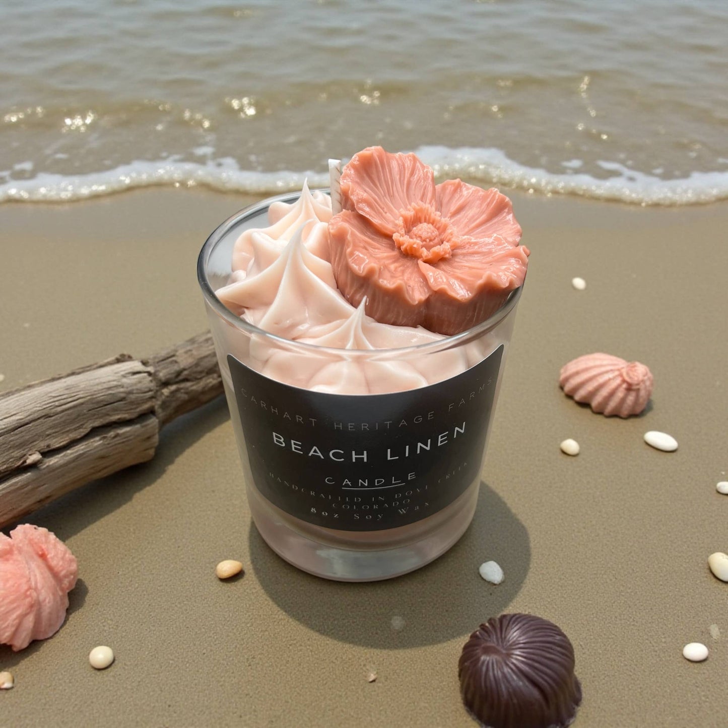 Beach Linen Candle