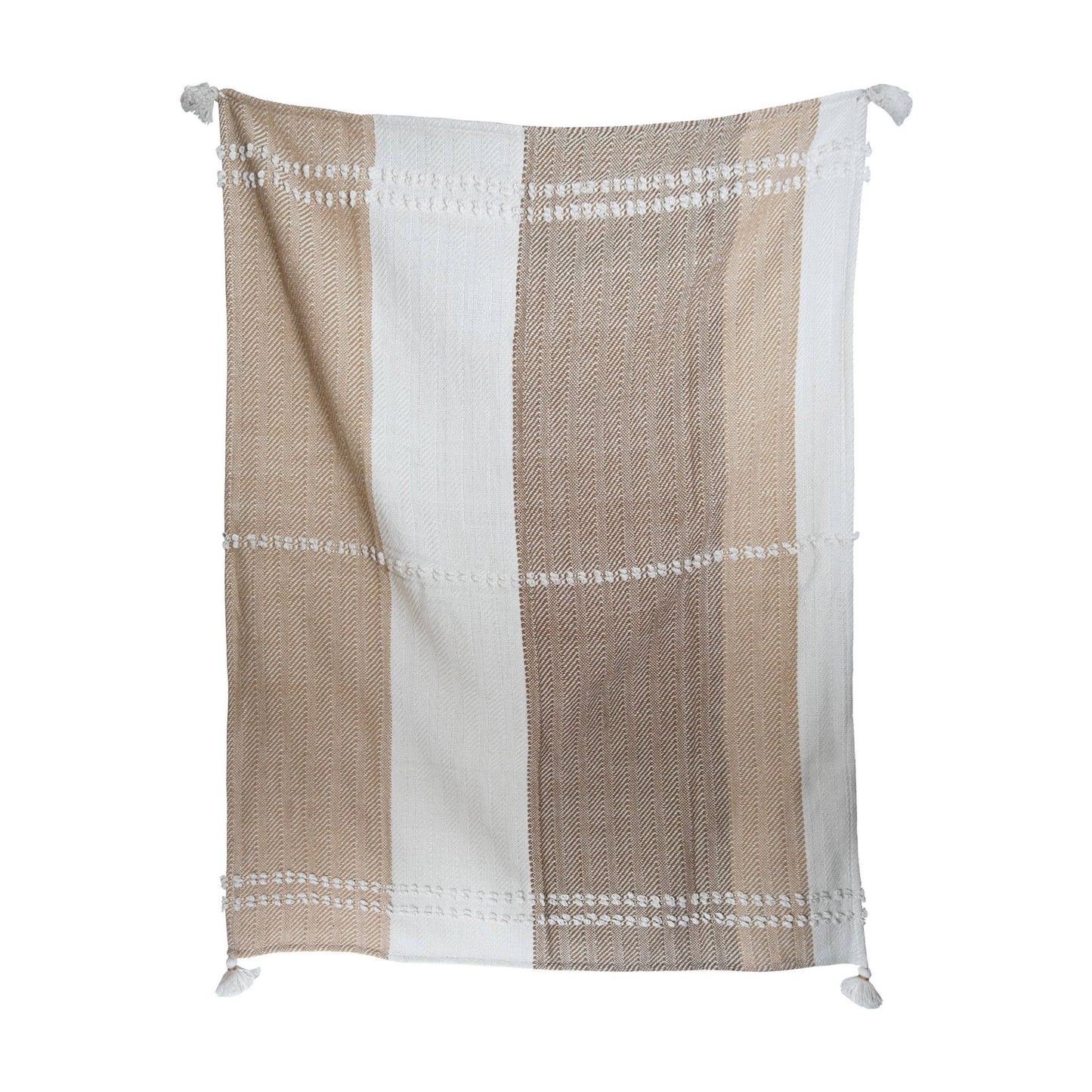 Hand Woven Laney Throw Brown
